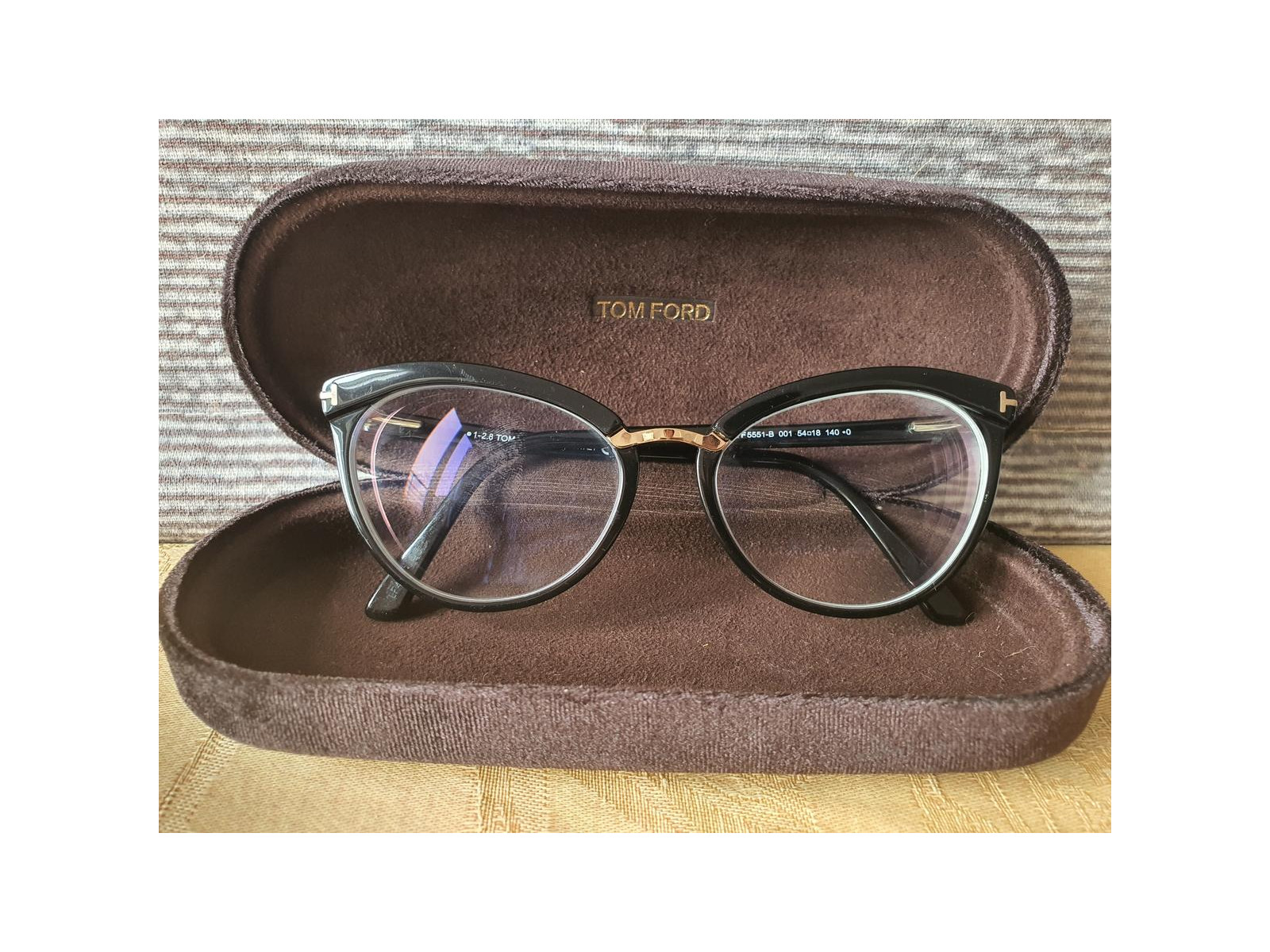 Lunettes de vue Tom Ford - TF5551-B Noir Femme