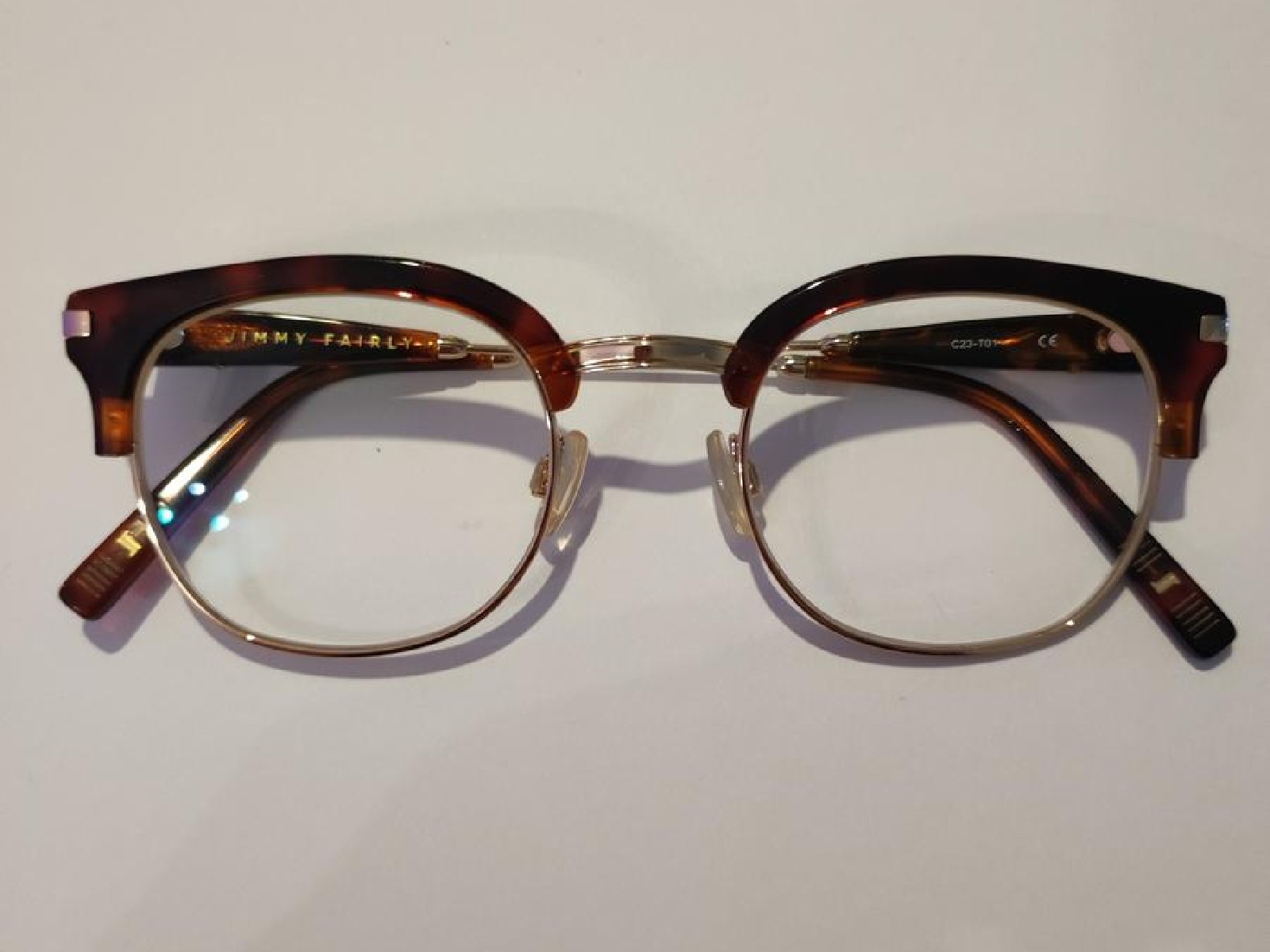 Lunettes de vue Jimmy Fairly Ecaille fonc e Mixte