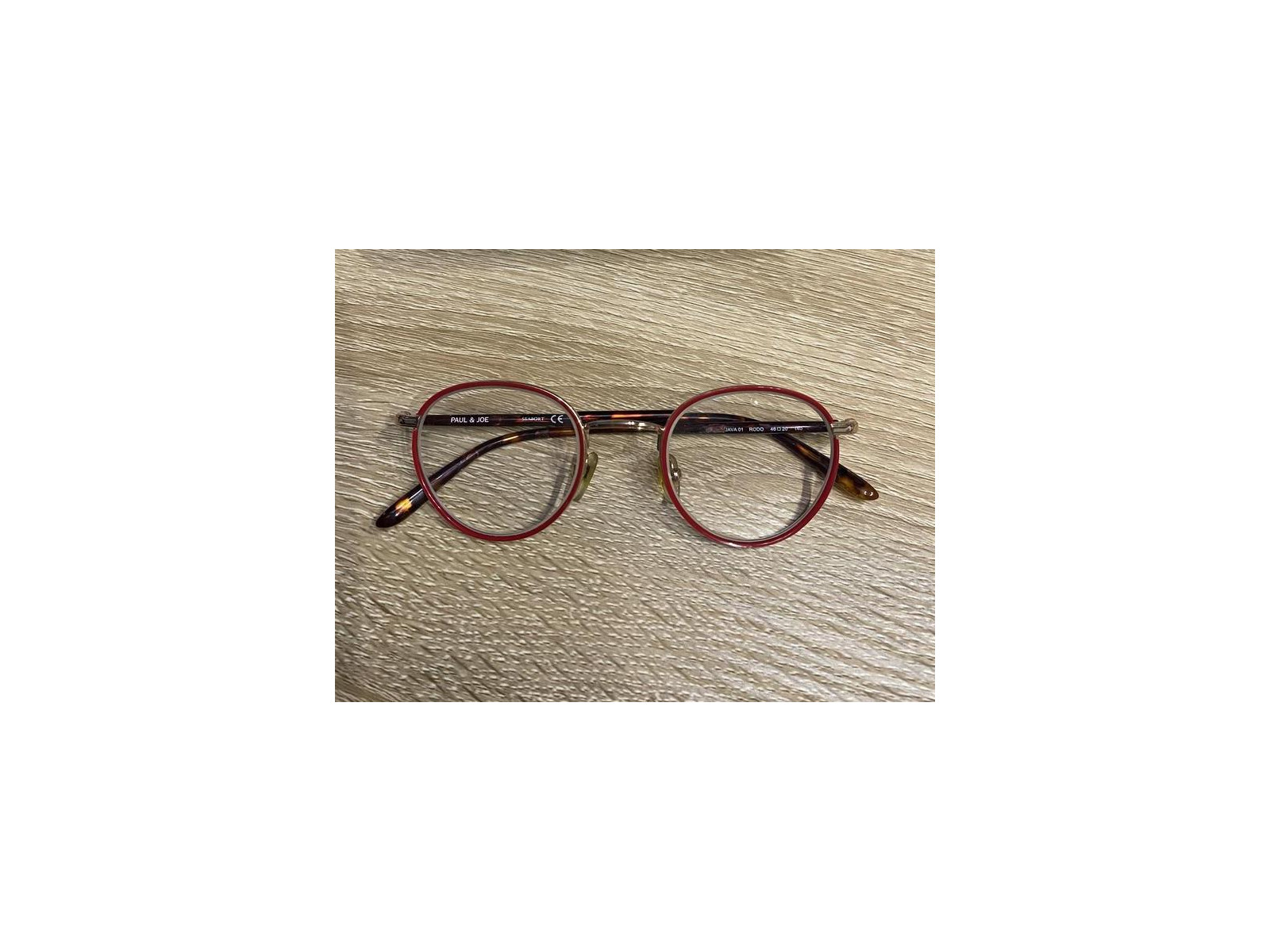 Lunettes de vue Paul Joe Java01 Rouge Femme