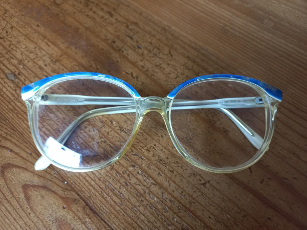 Lunettes de vue  BLEU et TRANSPARENT