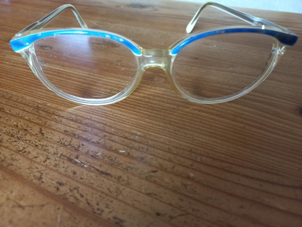 Lunettes de vue  BLEU et TRANSPARENT