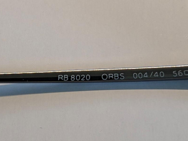 RayBan RB8020 Titanium