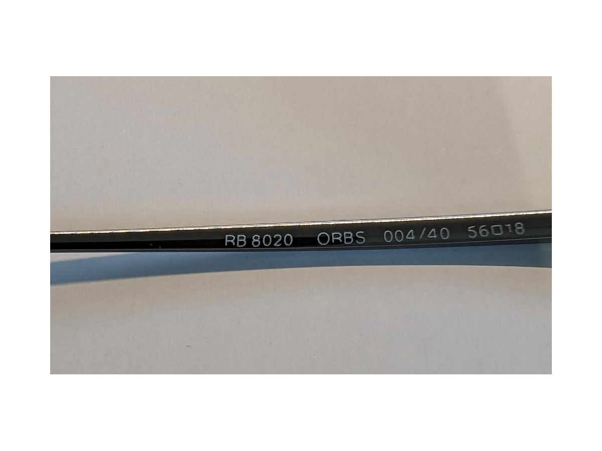 RayBan RB8020 Titanium