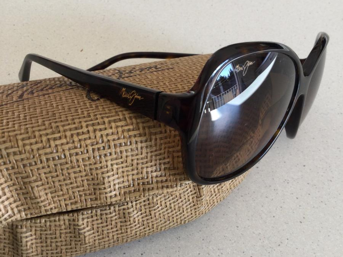 Lunettes de soleil Maui Jim Marron Femme