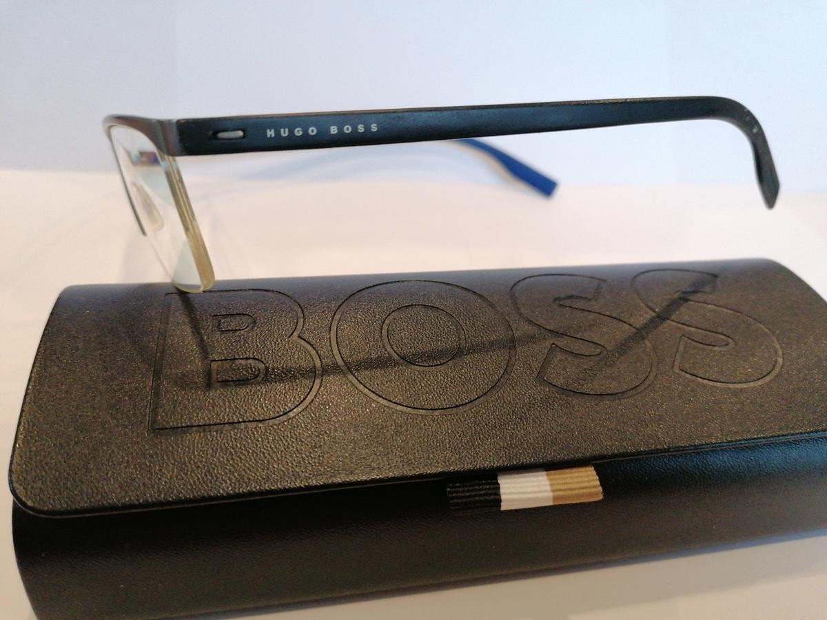 Lunettes de vue HUGO BOSS 0610 nylon Bleu Homme