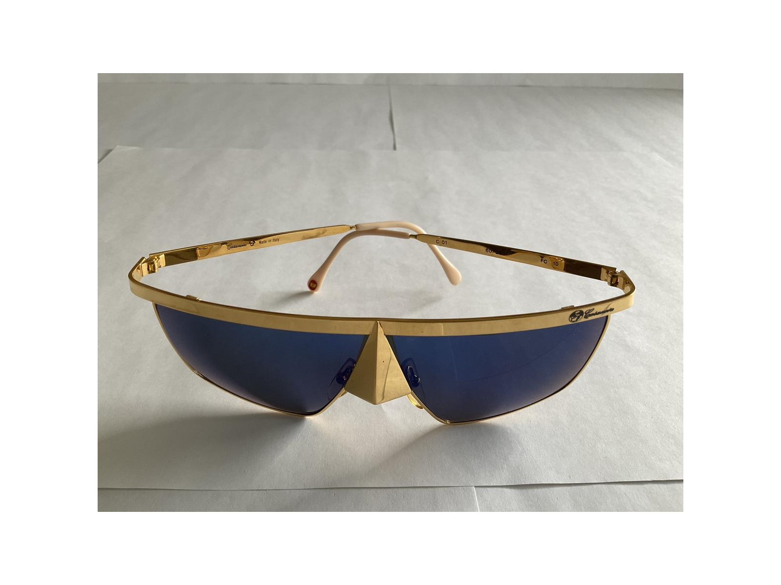 Lunettes Vintage Casanova FC 1 - Monture Or Rose Ovale En Métal - Allemagne - Neuf Sans étiquette