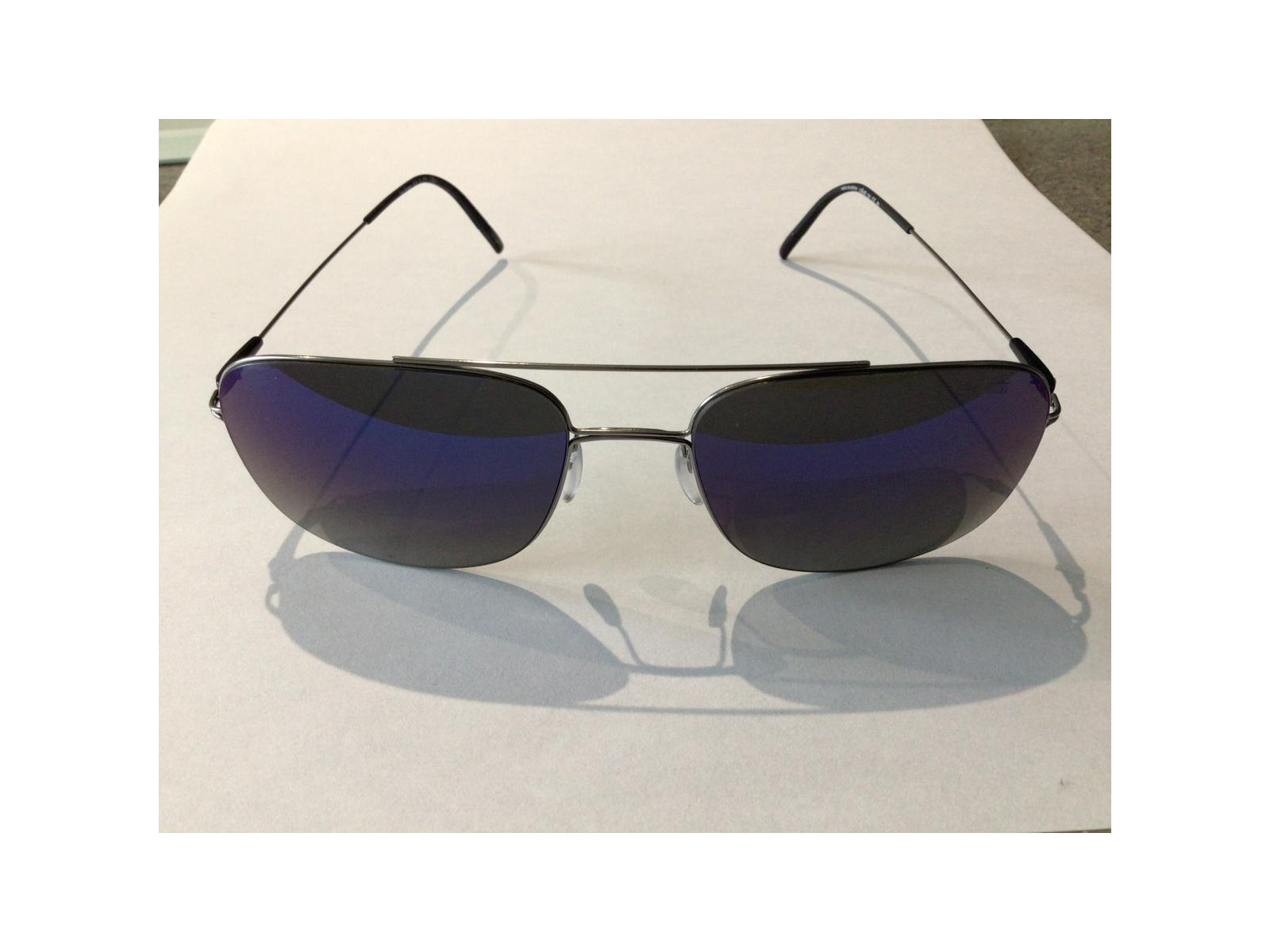 Lunettes de soleil Silhouette titan breeze 8716 Gris Homme