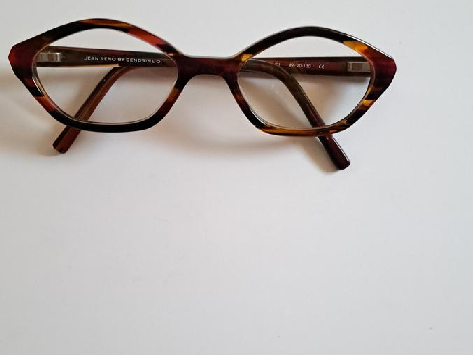 Lunettes Vintage Atrio 250, Monture Ovale Multicolore Laiton Et Acétate - Unisexe