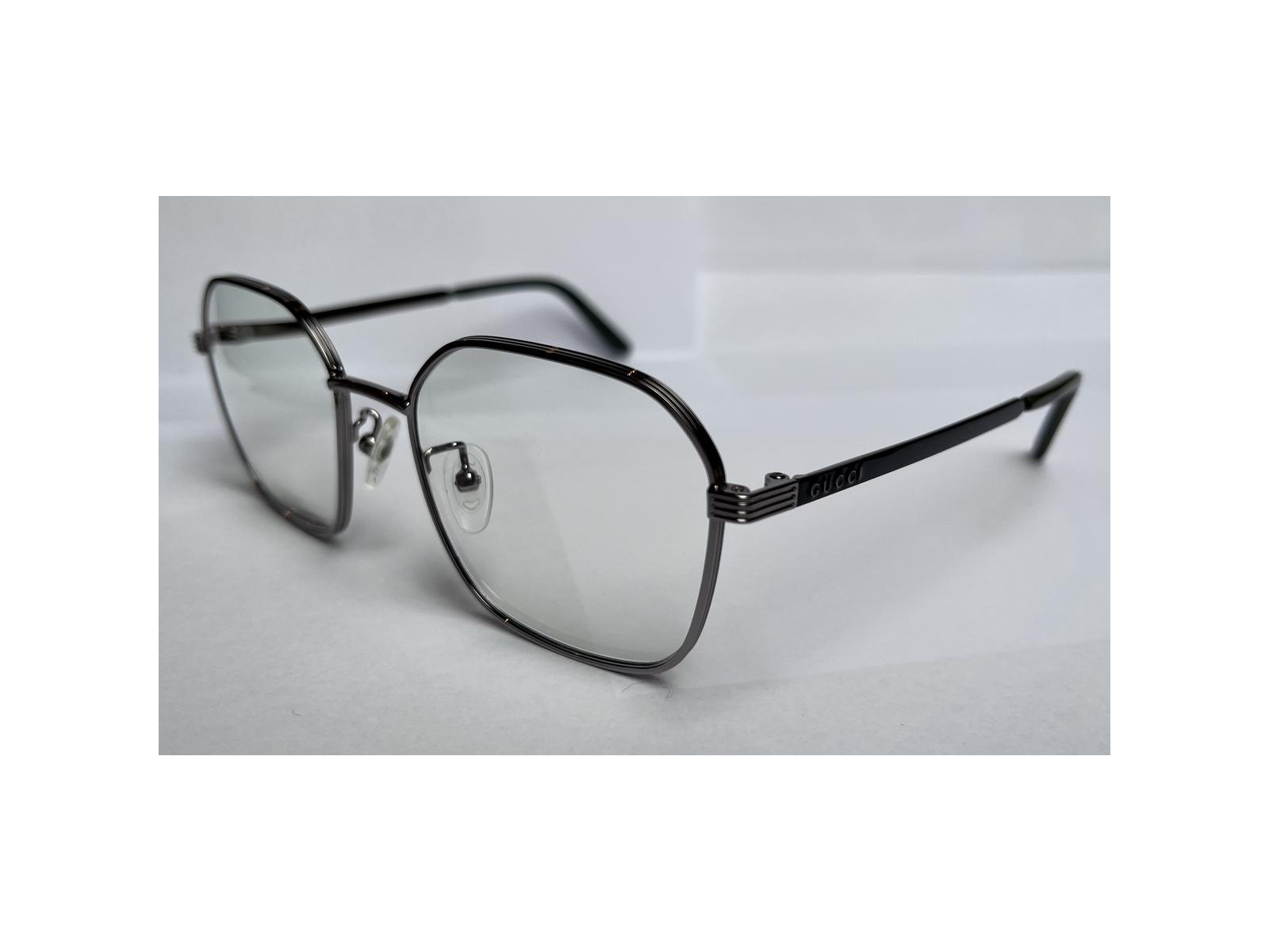 メガネ Gucci Glasses Frame GG0946OA 001 Silver Unisex Gucci- GG0942O - 001 Silver | Eyeglasses Man