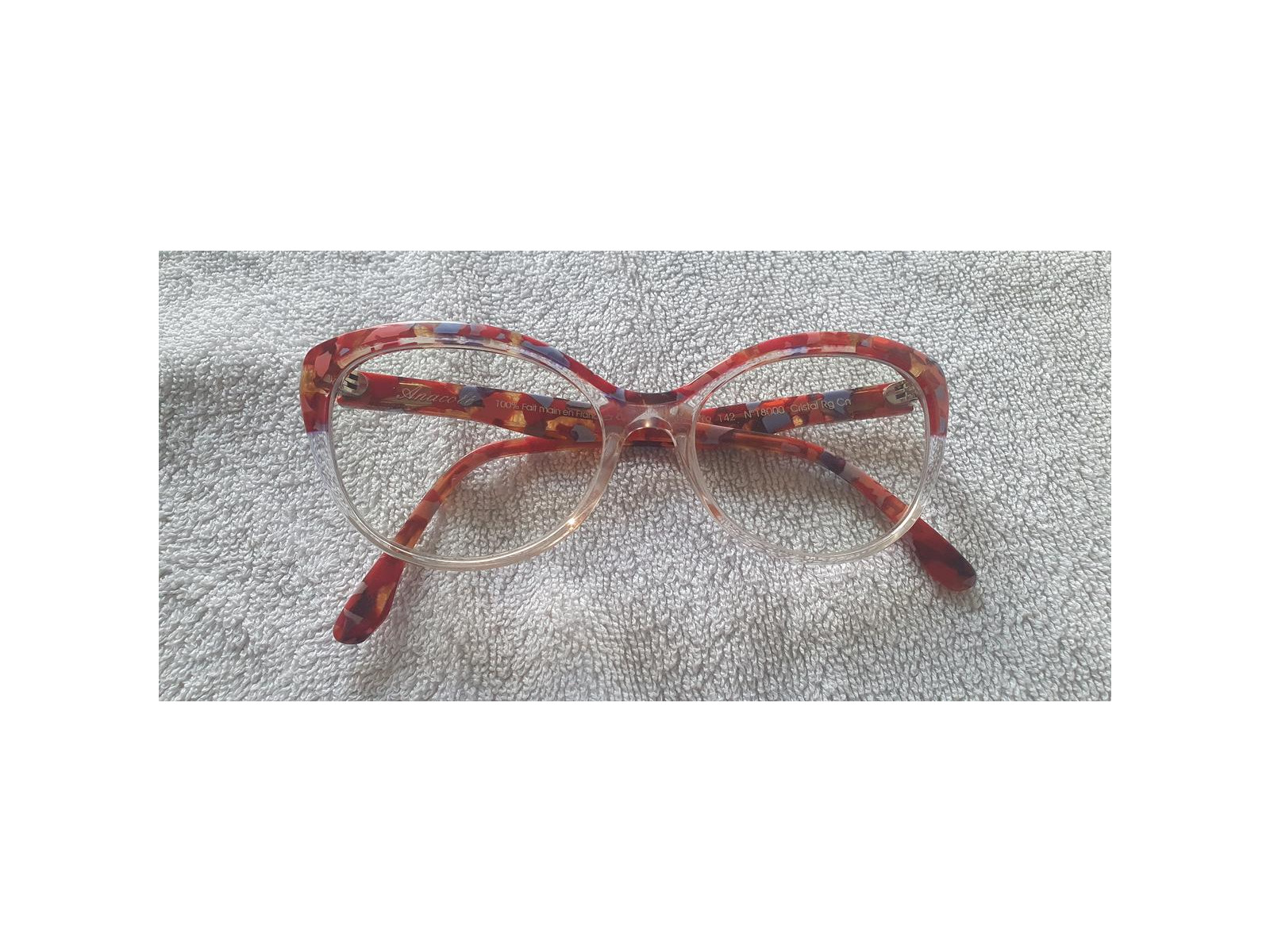 Monture De Lunettes De Vue Neuve Femme – Marque Lafont (Anacole) – Fabriqué En France – Modèle Coloré 207