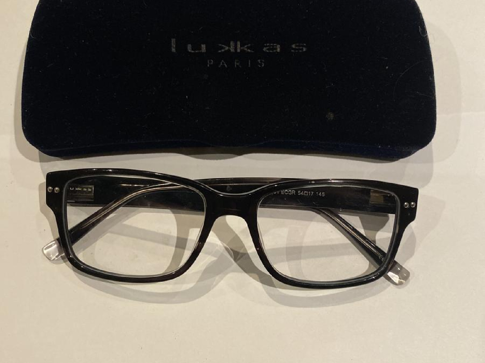 Lunettes de vue LUKKAS LU1501 ECGR Noir Mixte