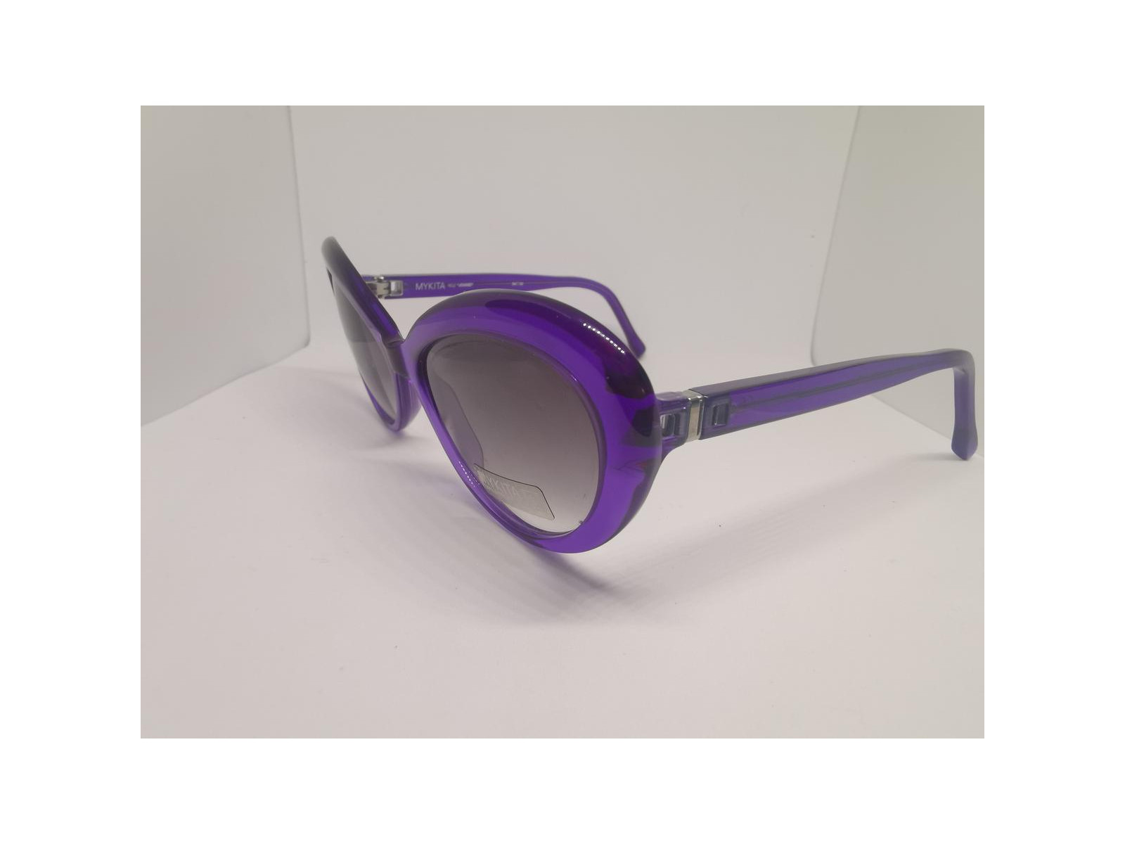 メガネ Mykita Mykita - CILIAN - 557 silver deep purple Mykita Cilian 557 glasses | Buy online now | SmartBuyGlasses US