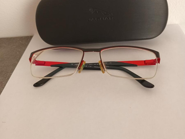 Lunettes de vue JAGUAR 33572 Rouge Homme