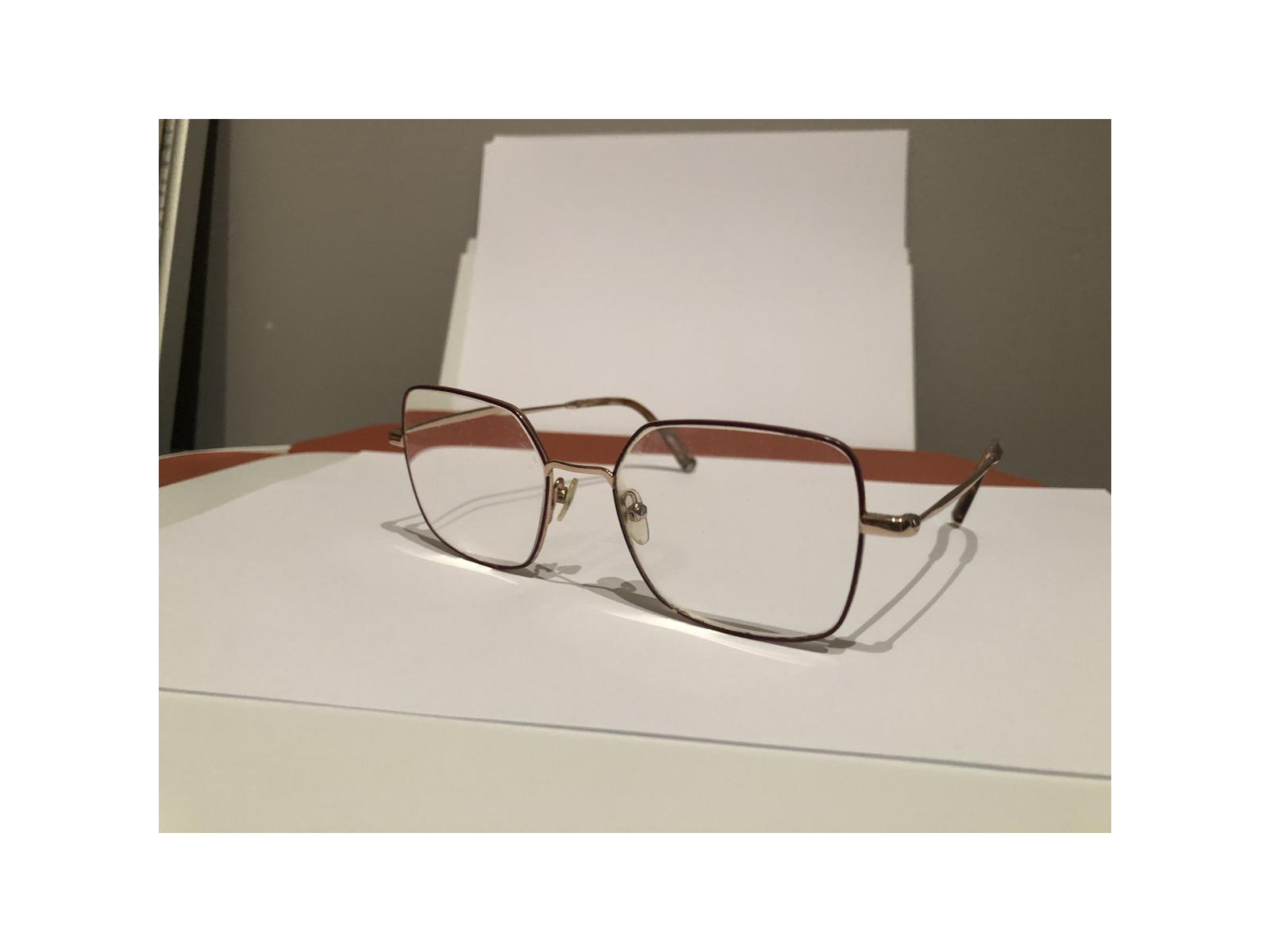 Lunettes Vintage ESCHENBACH 8008 - Monture Cuivre Ovale, Style Rétro Unisexe