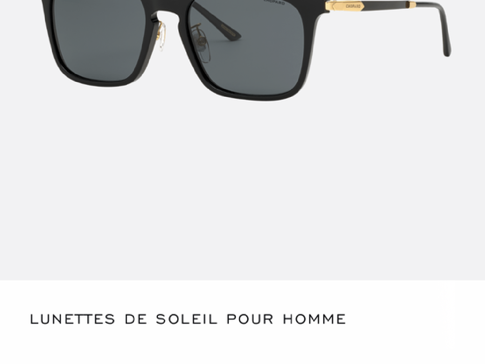 Lunettes de soleil Chopard Noir Homme