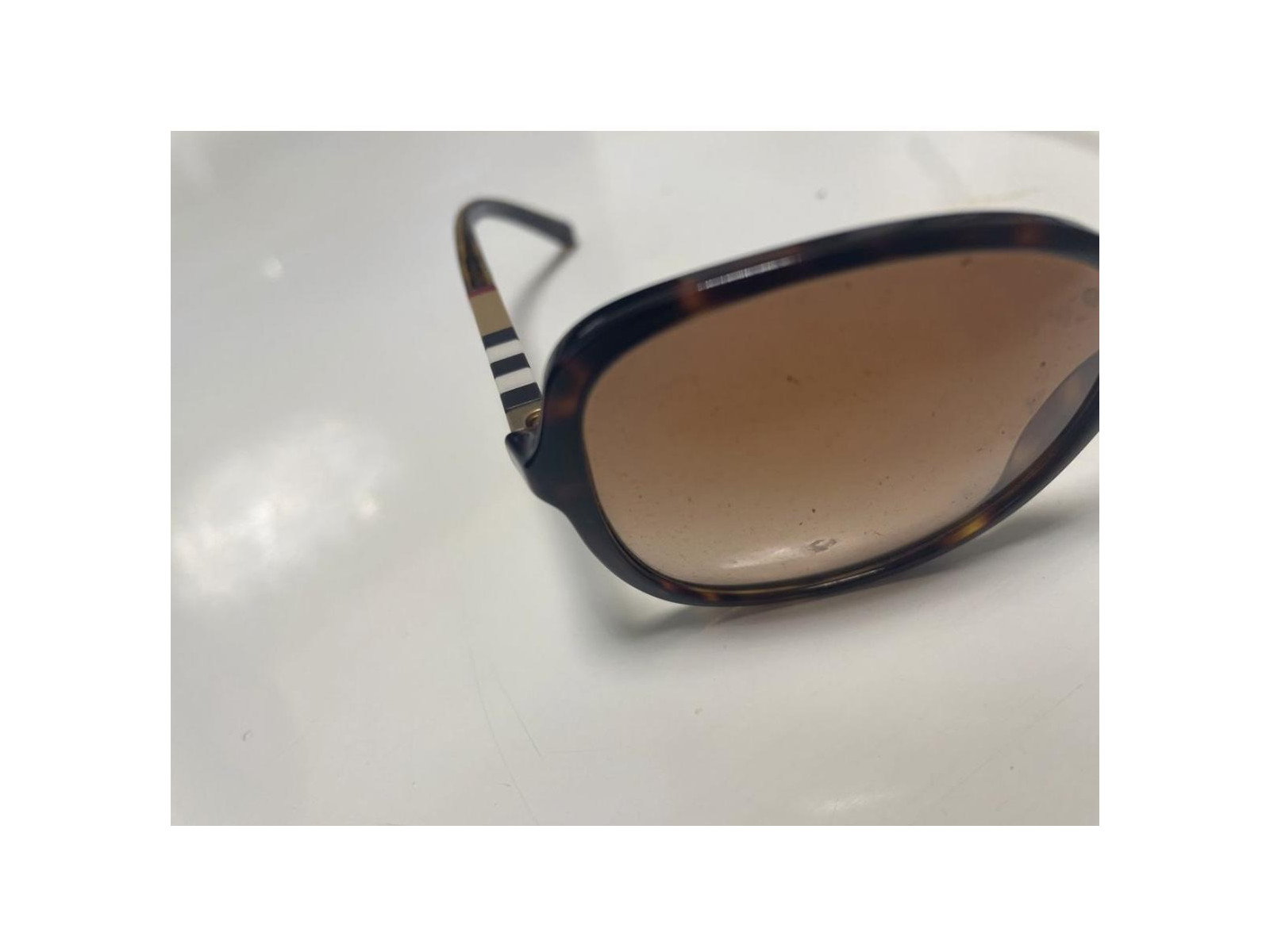 Lunettes de soleil Burberry Marron Homme