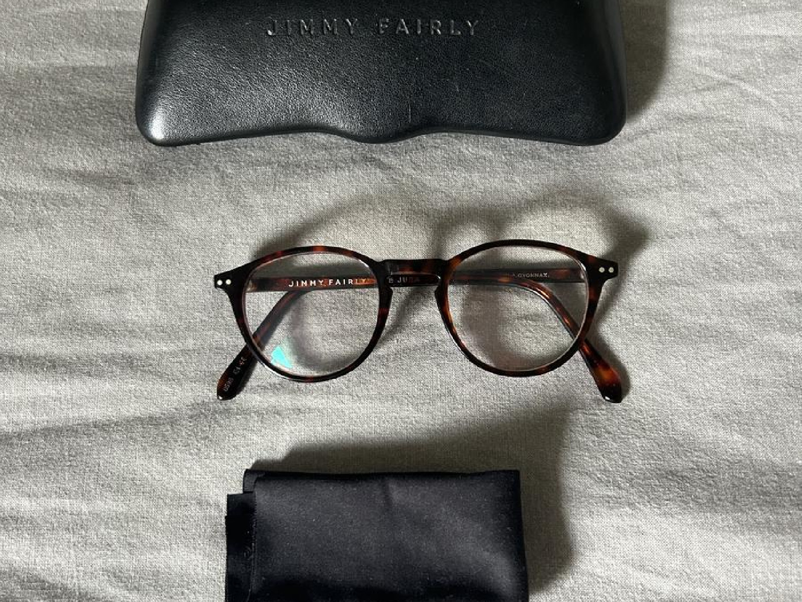 Lunettes de vue JIMMY FAIRLY X LE JURA - LE PETIT GABIN Ecaille