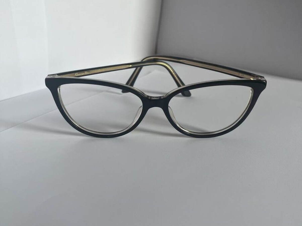 Lunettes de vue Dior Montaigne n 33 SDL118K1KG Noir Femme