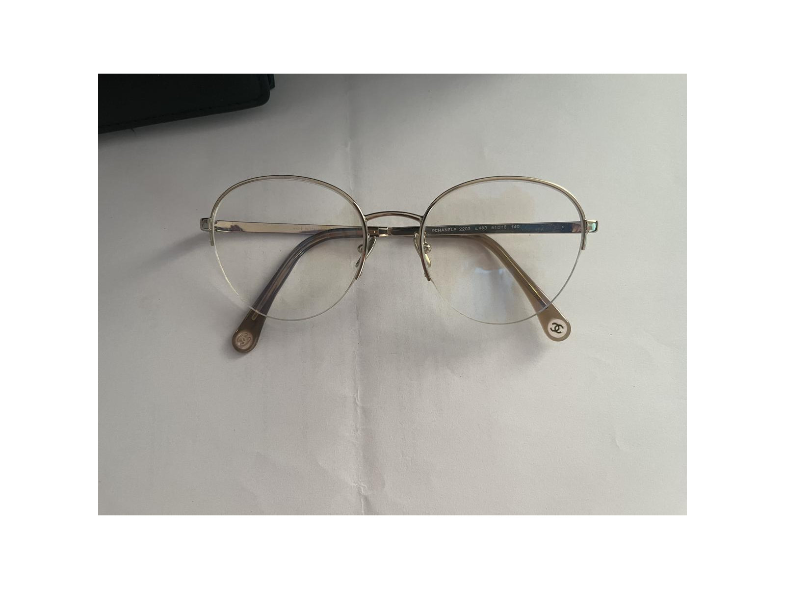 CHANEL シャネル ロゴ ラウンド シェイプ Glasses メガネ CH2203 Chanel - CH2203