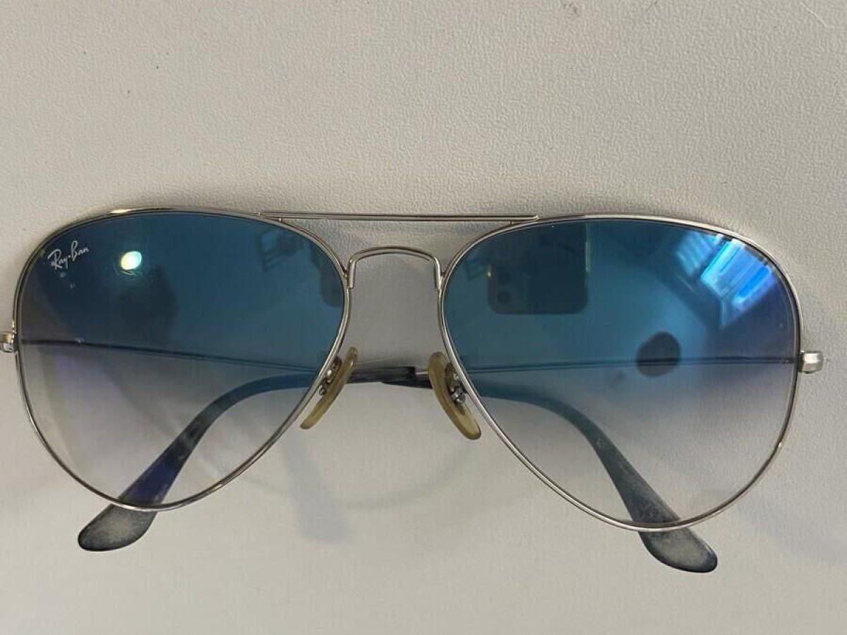 Lunette ray ban aviator bleu best sale