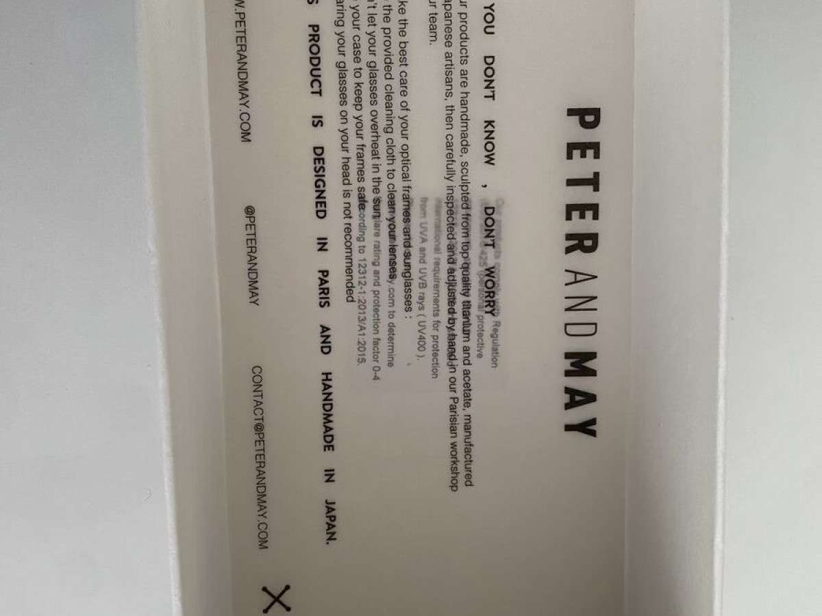 Peter & May - S62 RG