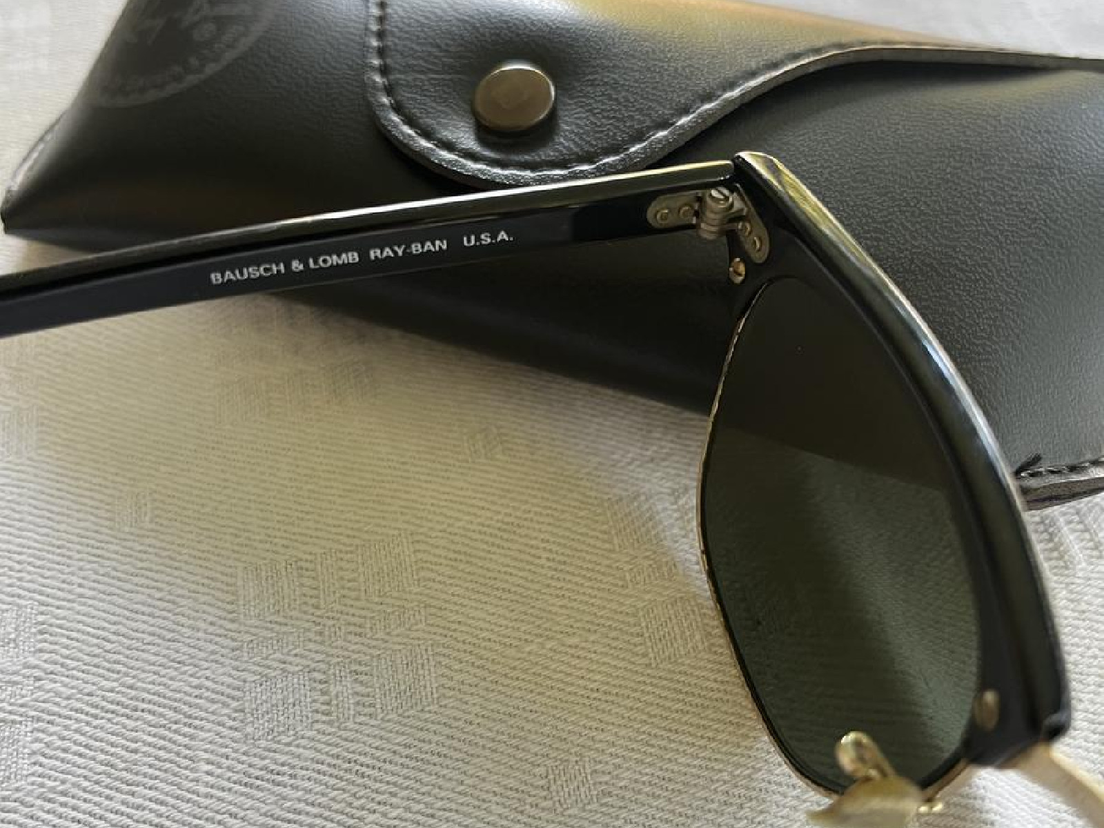 RAY-BAN USA BAUSCH & LOMB Clubmaster 51mm W0366 new old