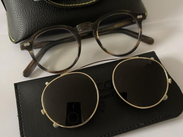 Moscot Miltzen + clipzen + &eacute;tuis