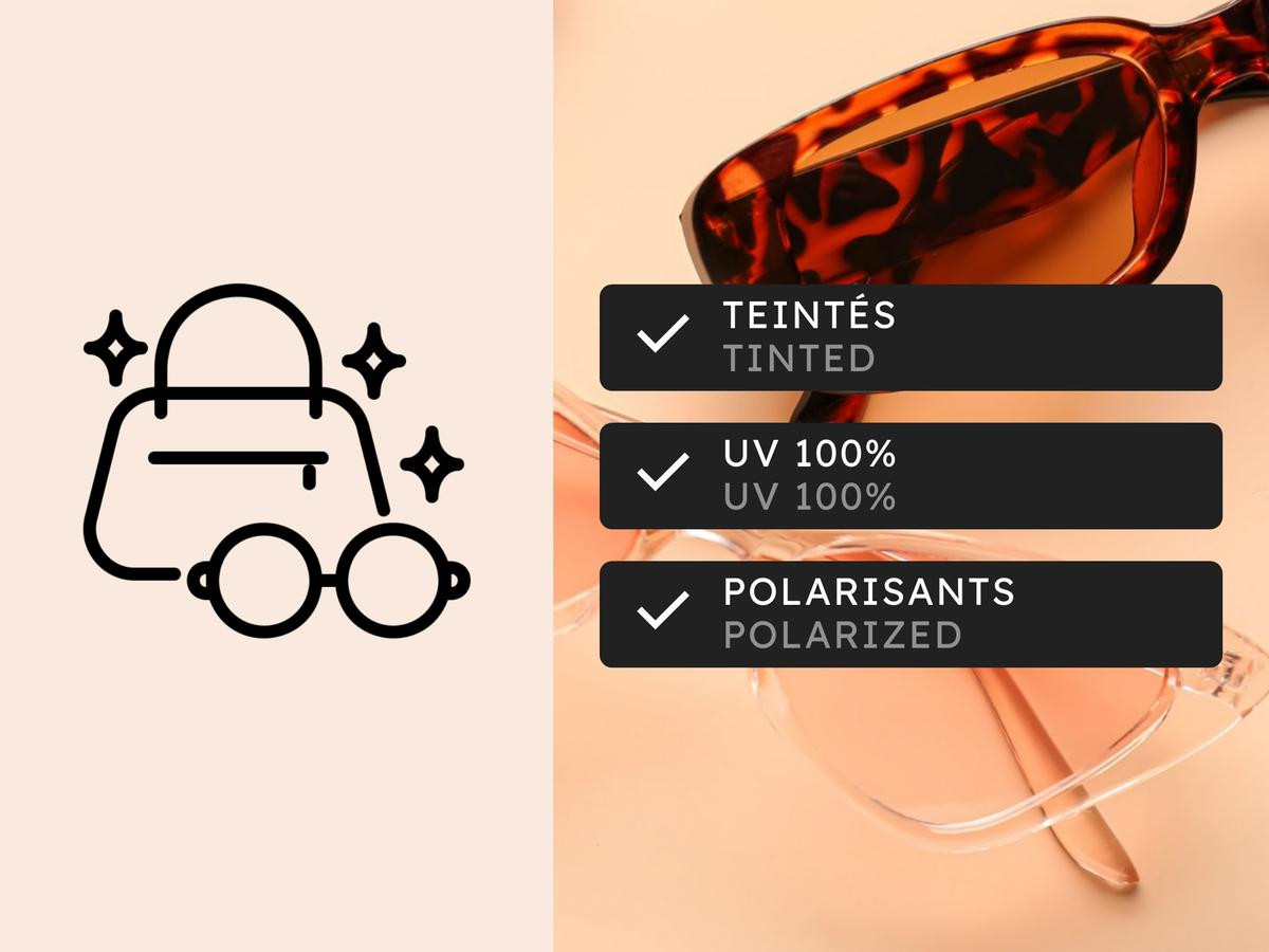 Pack Vision simple Solaire ~ Eco-Luxe (verres seuls)