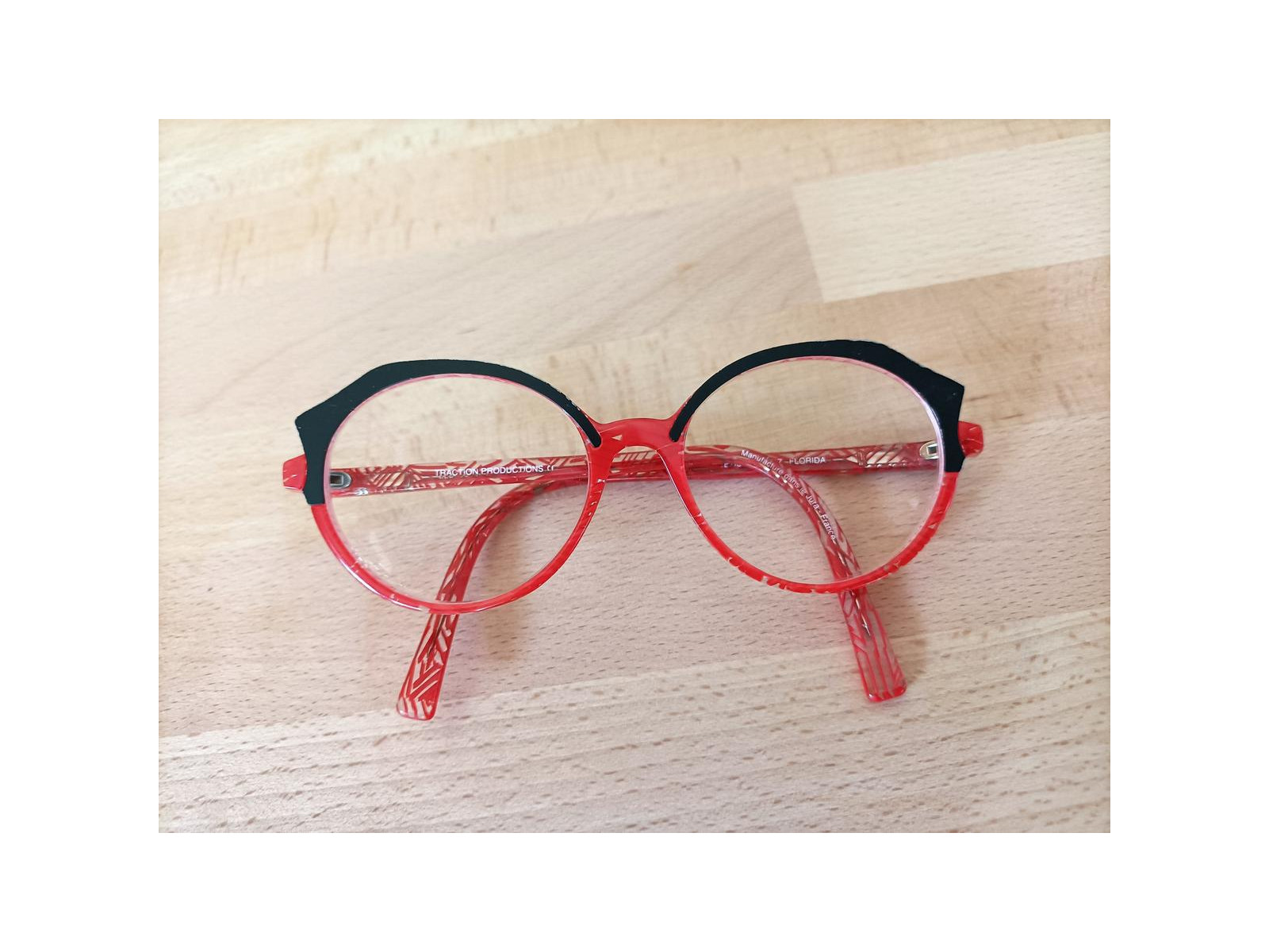 Monture De Lunettes De Vue Traction Productions Cubix 278 Pour Femme - Neuf Avec étiquettes