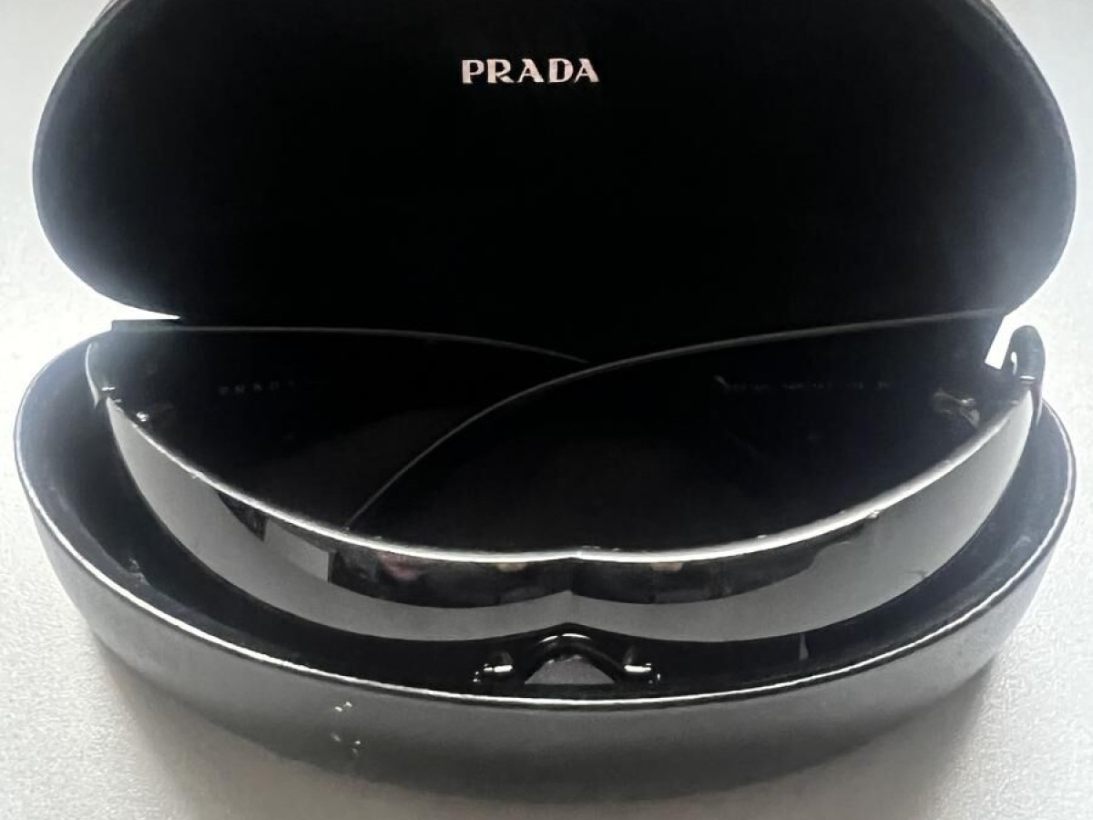 PRADA - SPR16H old logo mask rimless shield