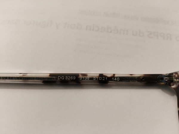 DOLCE GABBANA - DG3269