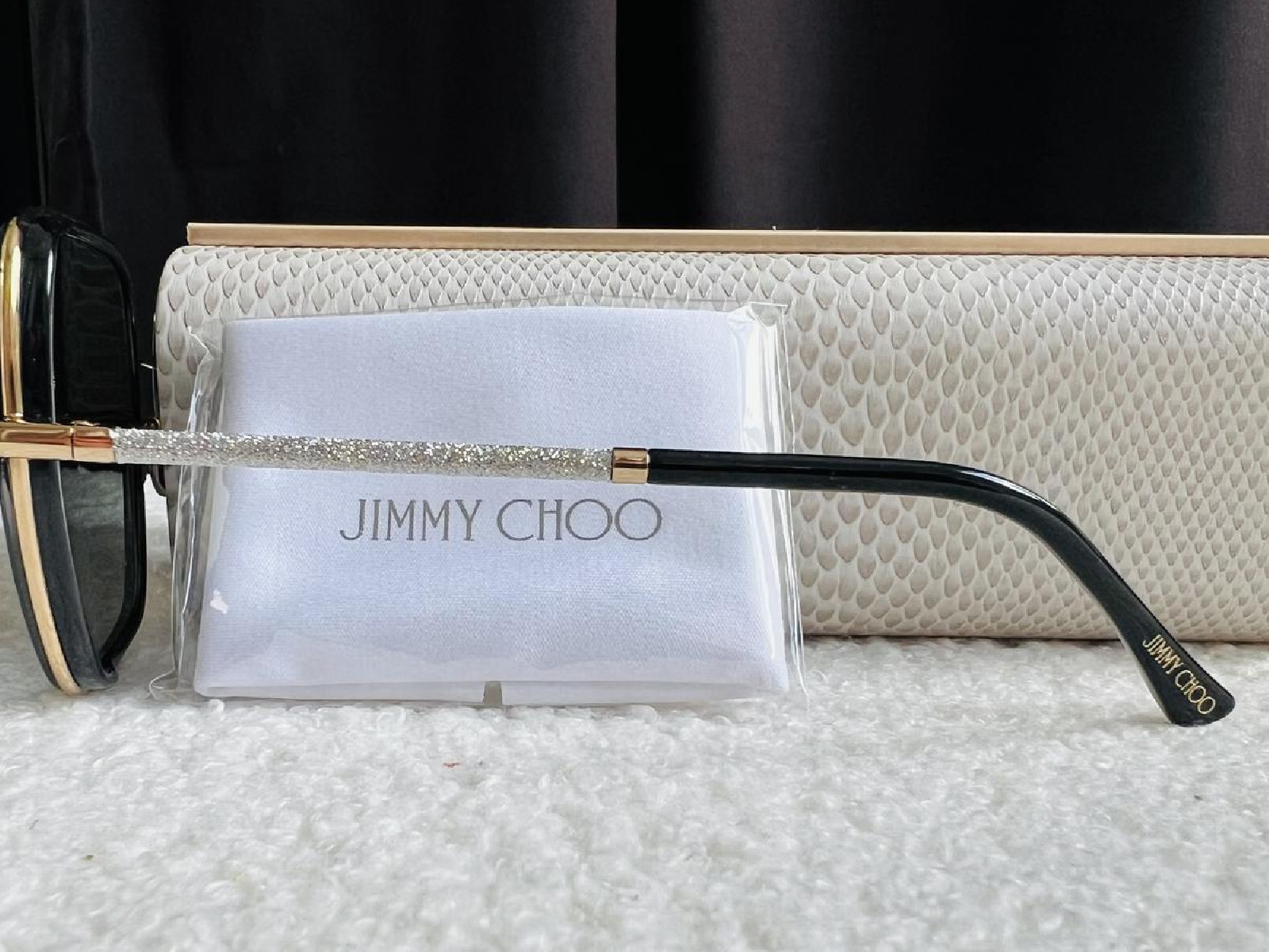 国内送/関税無/Jimmy Choo/キラキラがオシャレな\"ALIETTE FLAT\" 国内送/関税無/Jimmy Choo/キラキラがオシャレなALIETTE FLAT