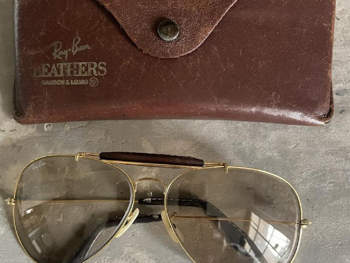 Rayban Leather Bausch & Lomb réf B&L 621714 Usa