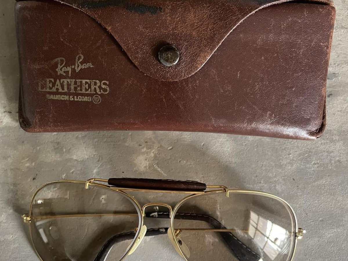 Rayban Leather Bausch & Lomb réf B&L 621714 Usa