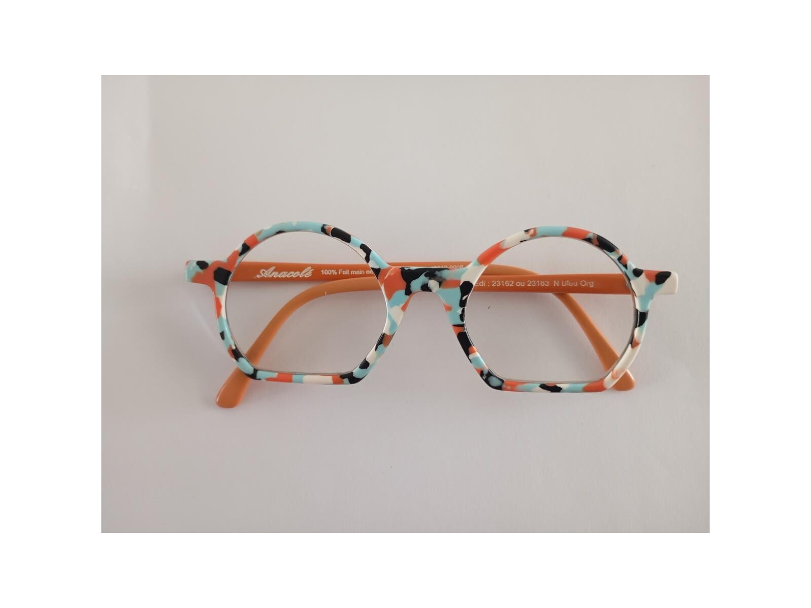 Monture De Lunettes Anacole Neuve - Modèle @ ALBI 303, Made In France, Multicolore