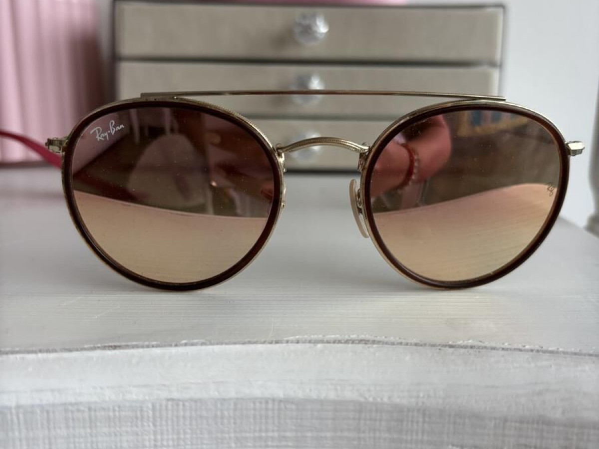 RAY-BAN - Round Double Bridge RB3647N 001/7O
