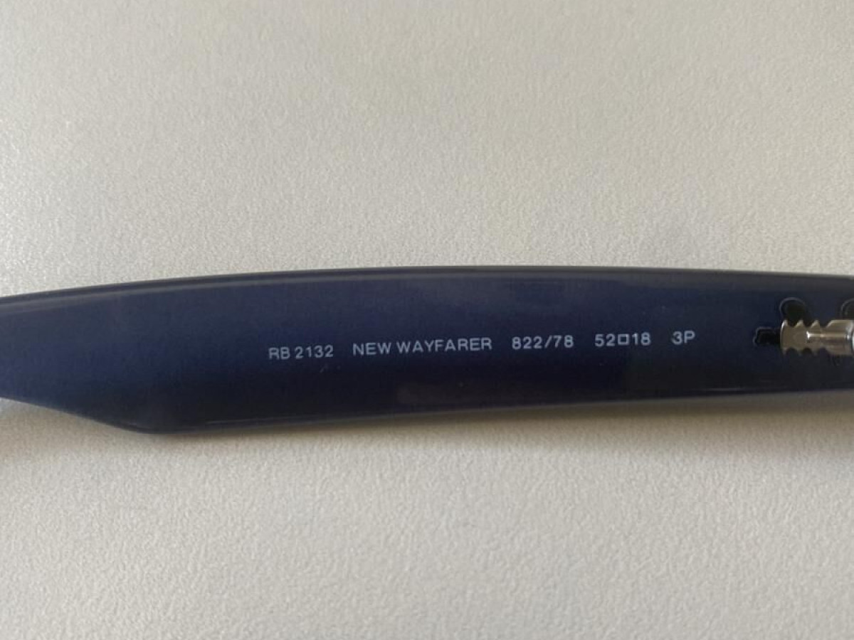 RAYBAN RB2132 NEW WAYFARER 822/78 3/P