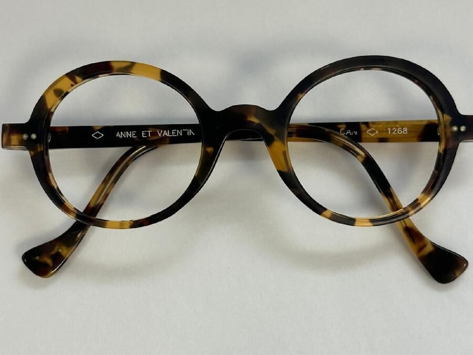 Lunettes De Vue Anne Valentin CAN Ecaille Claire Mixte
