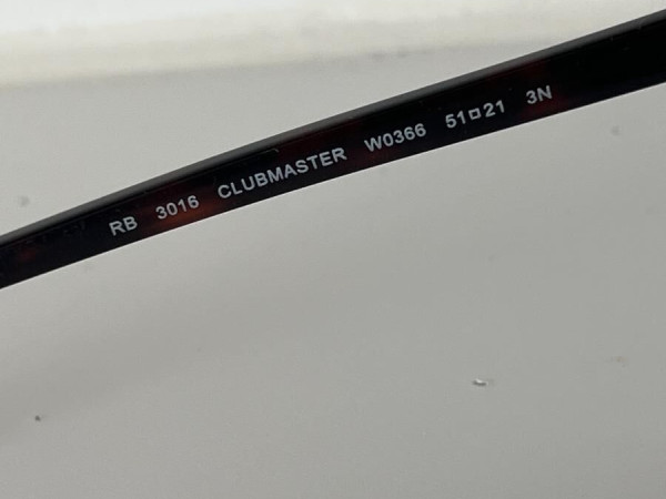 RAYBAN - RB3016 clubmaster W0366 51/21