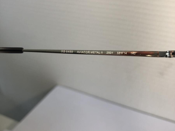 RAY-BAN - RB6489 AVIATOR METAL II 2501 55/14