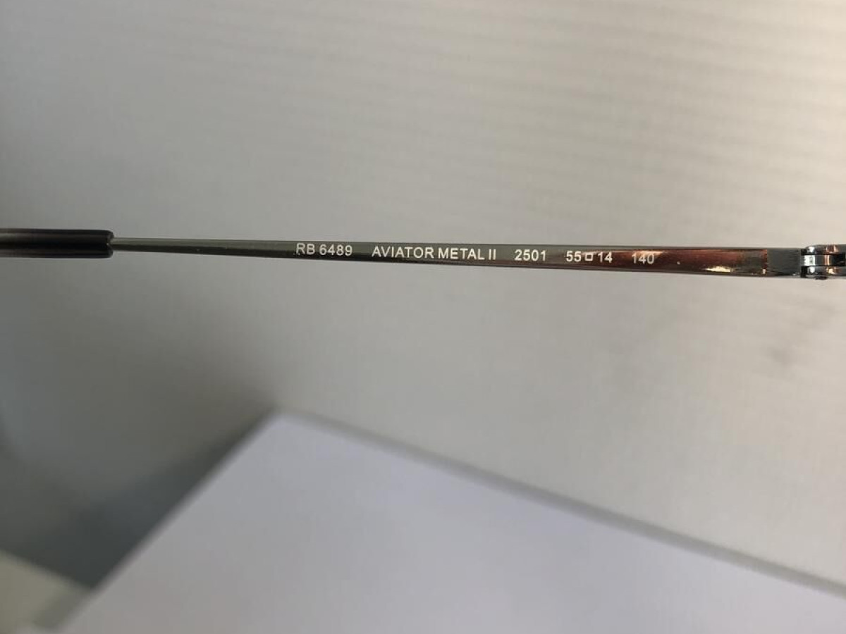 RAY-BAN - RB6489 AVIATOR METAL II 2501 55/14