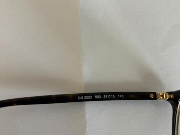 DOLCE GABBANA - DG3222 502 54/15