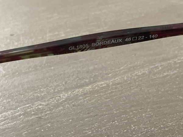 Gabin et leonie - GL1805 bordeaux 46/22