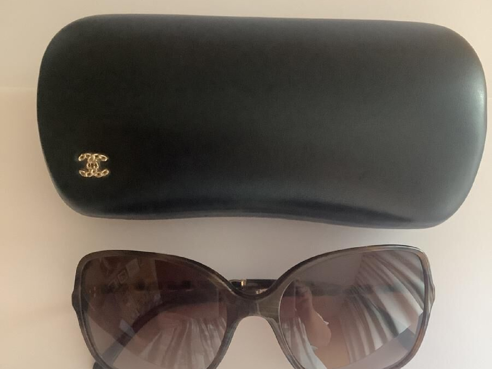 Lunettes de soleil CHANEL Marron Femme