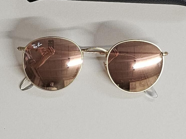 RAY-BAN RB3447 round metal...