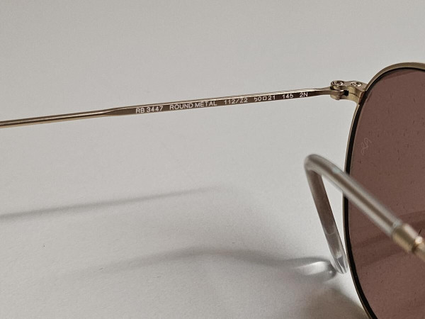 RAY-BAN RB3447 round metal 112/Z2 50/21