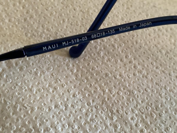 Maui Jim Titanium MJ 518 03 polarisées