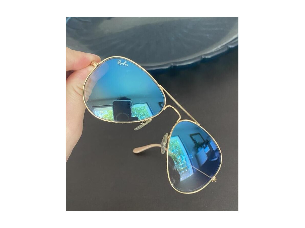 Ray-ban - RB3025 AVIATOR LARGE MÉTAL 00173F 55/14 N