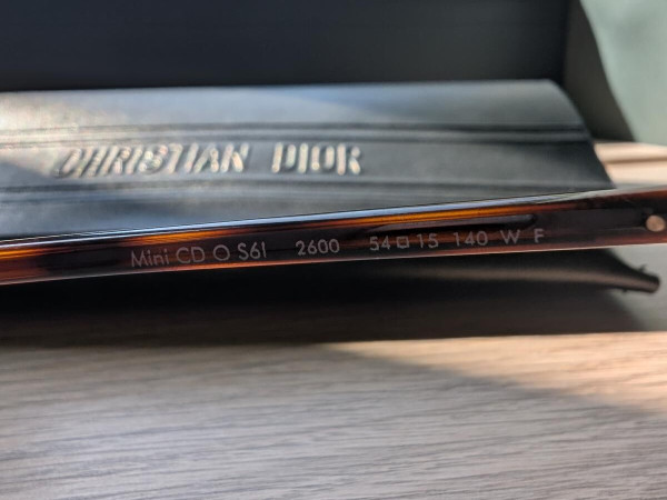 CHRISTIAN DIOR - Mini CD O s6I 2600 54¤15