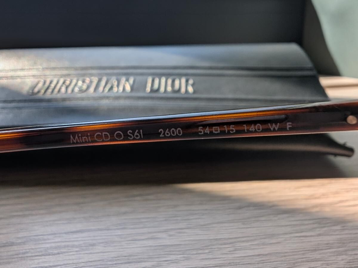 CHRISTIAN DIOR - Mini CD O s6I 2600 54¤15